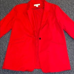 Red blazer
